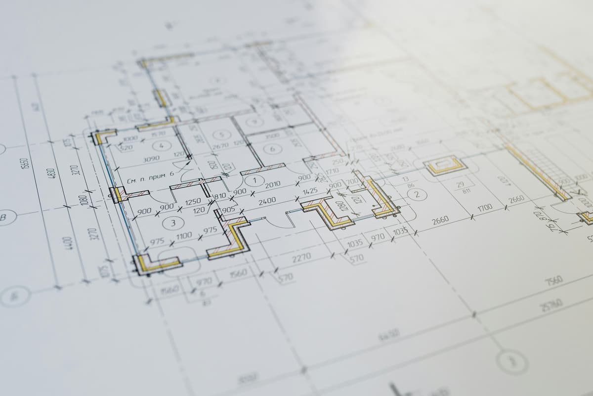 Floor plan example showing AI-generated architectural layout